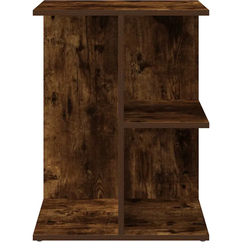 vidaXL Nachtkastje 46,5x29x61 cm bewerkt hout gerookt eikenkleurig, foto 4