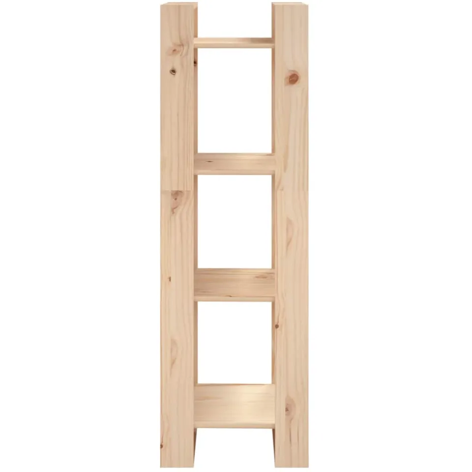 vidaXL Boekenkast / kamerscherm 41x35x125 cm massief grenenhout bruin, foto 4