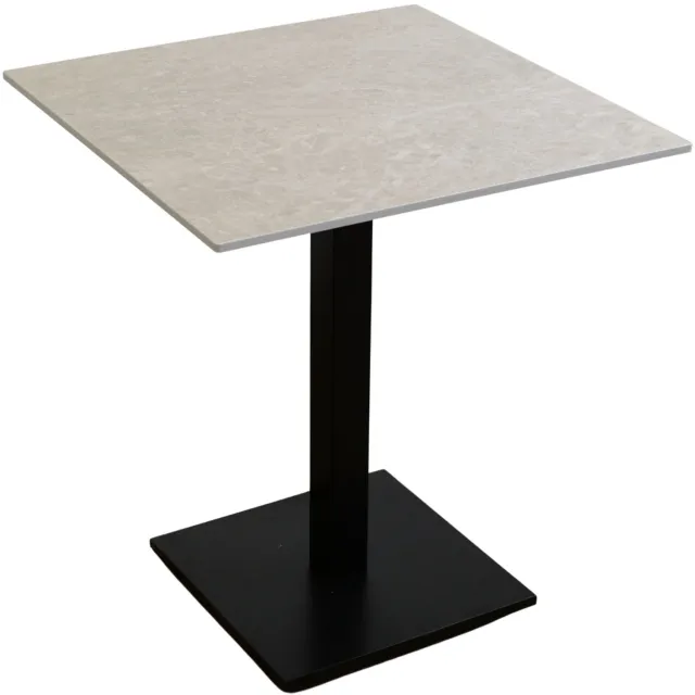 KOLM Balkontafel - 70 x 70 cm - HPL-blad - Crèmekleurig Navona