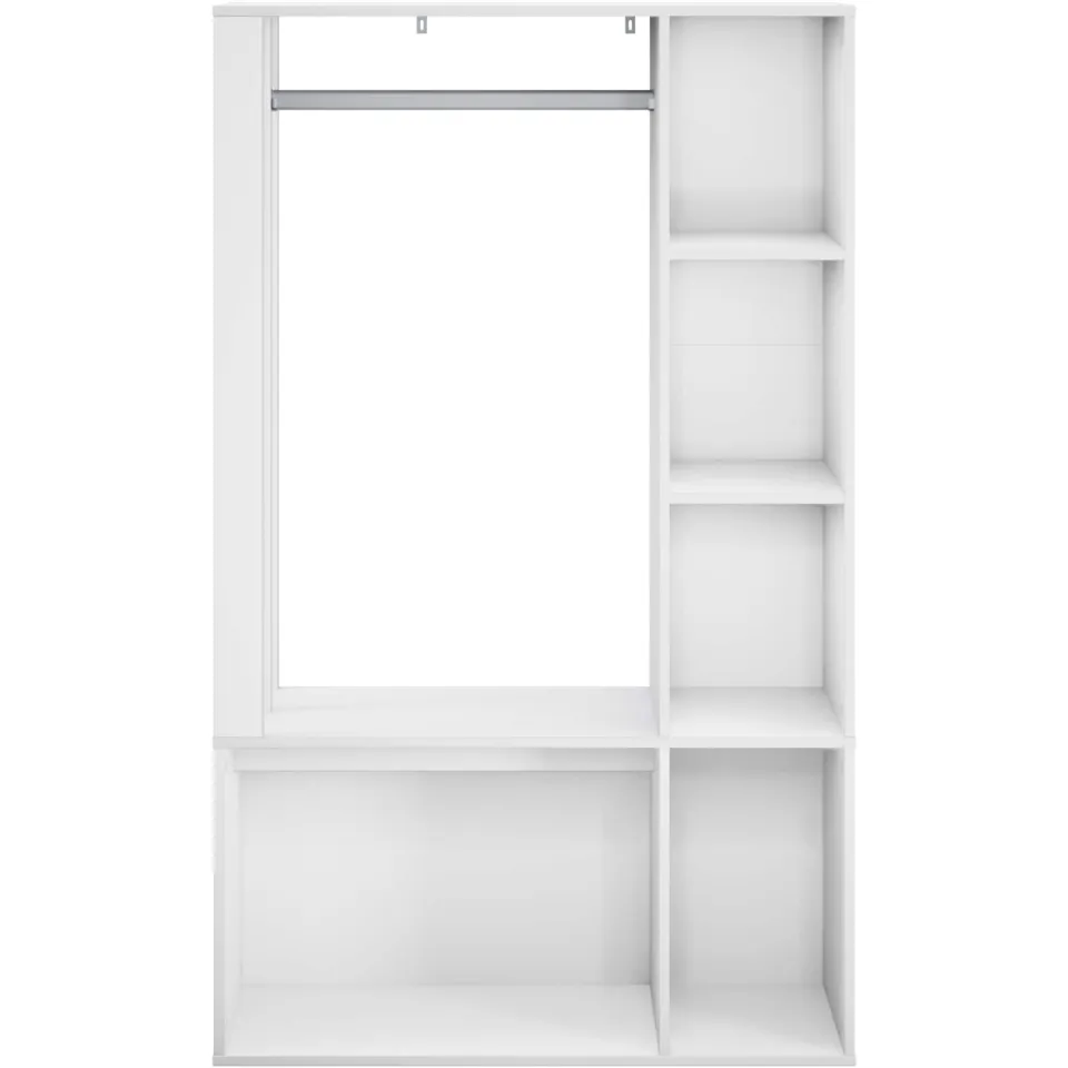vidaXL Garderobekast Wit 91 x 32 x 150,5 cm