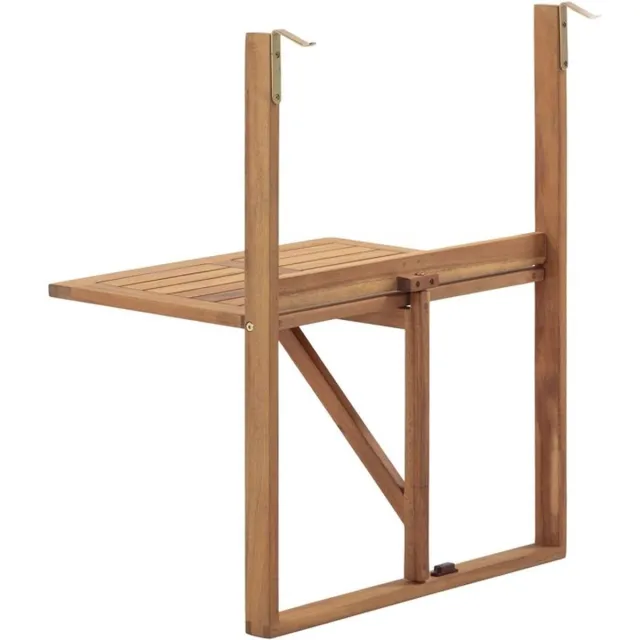 No Name LILOU – Hangtafel balkon – FSC acaciahout – Opvouwbaar Bruin