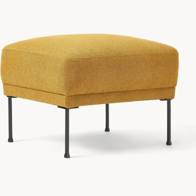 Westwing Collection Voetenbank Fluente Geel