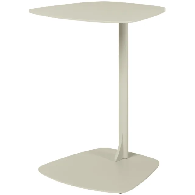 Vega Bijzettafel voor buiten Taro; 40x39x53 cm (LxBxH); Tafelblad beige, frame beige