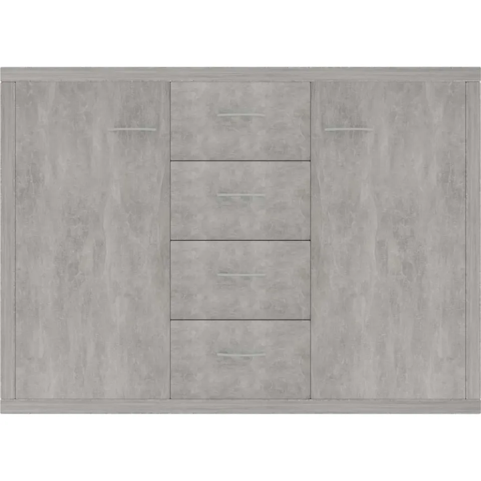 vidaXL Dressoir 88x30x65 cm bewerkt hout betongrijs
