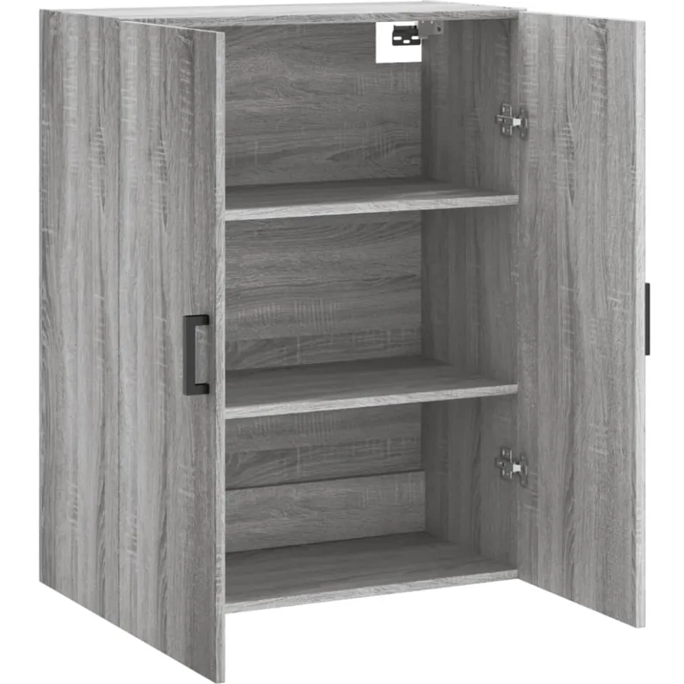 vidaXL Bovenkast 69,5x34x90 cm grijs sonoma eikenkleurig, foto 4