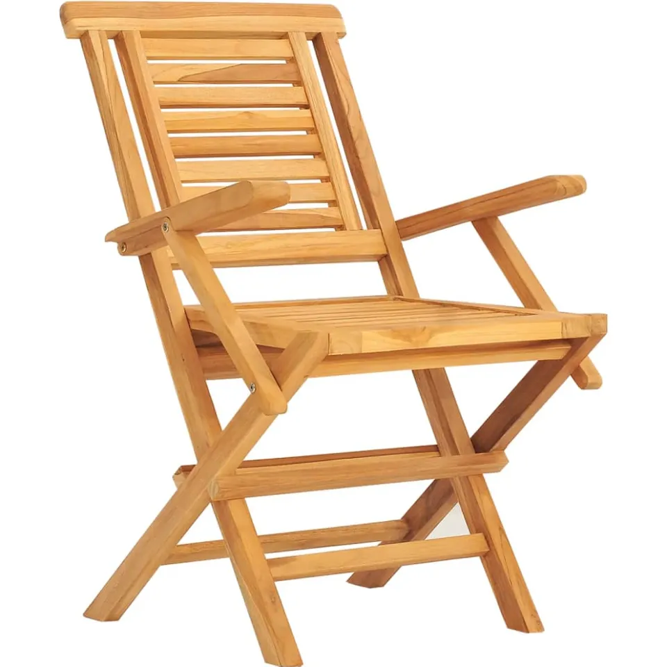 vidaXL 7-delige Tuinset massief teakhout bruin, foto 4