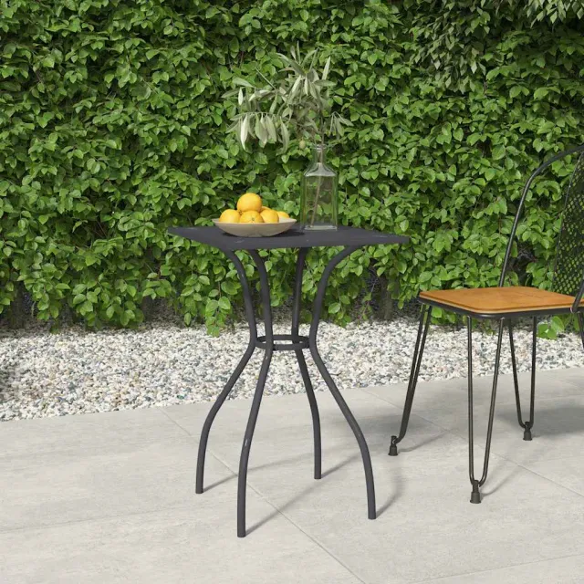 vidaXL Tuintafel 50x50x72 cm staalgaas antracietkleurig Anthraciet