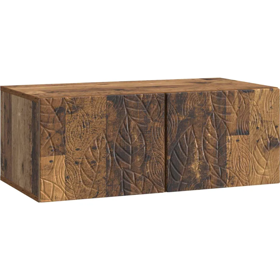 vidaXL Wandbeugel TV-kast 59,5 x 41 x 30 cm Oud hout Bewerkt hout Bruin