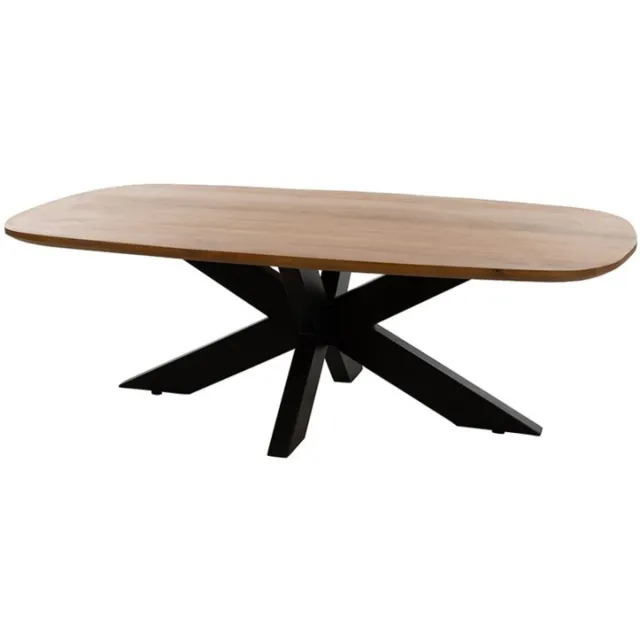 MySons Nijwie Salontafel Akagi deens ovaal mangohout 120x70 cm - Naturel