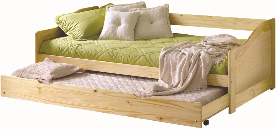 Artistiq Living Katelan uitschuifbed grenenhout, foto 3