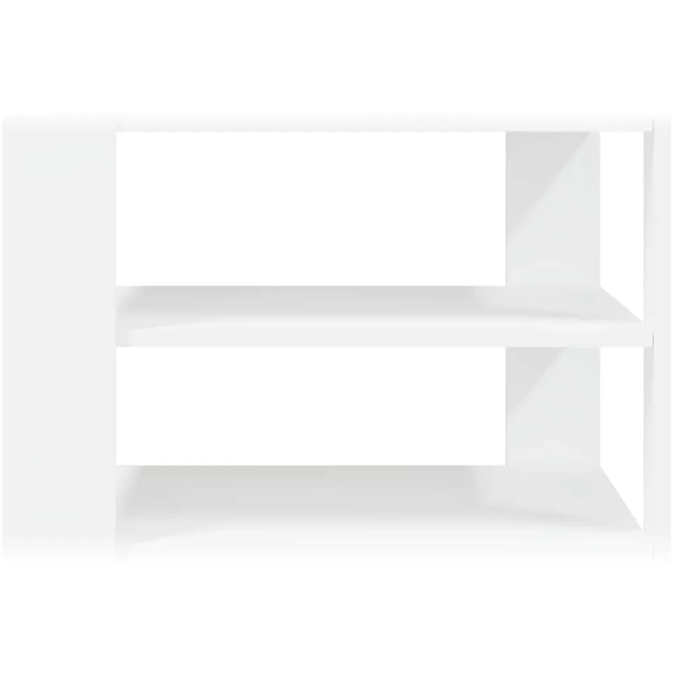 vidaXL Salontafel 58x58x40 cm bewerkt hout wit