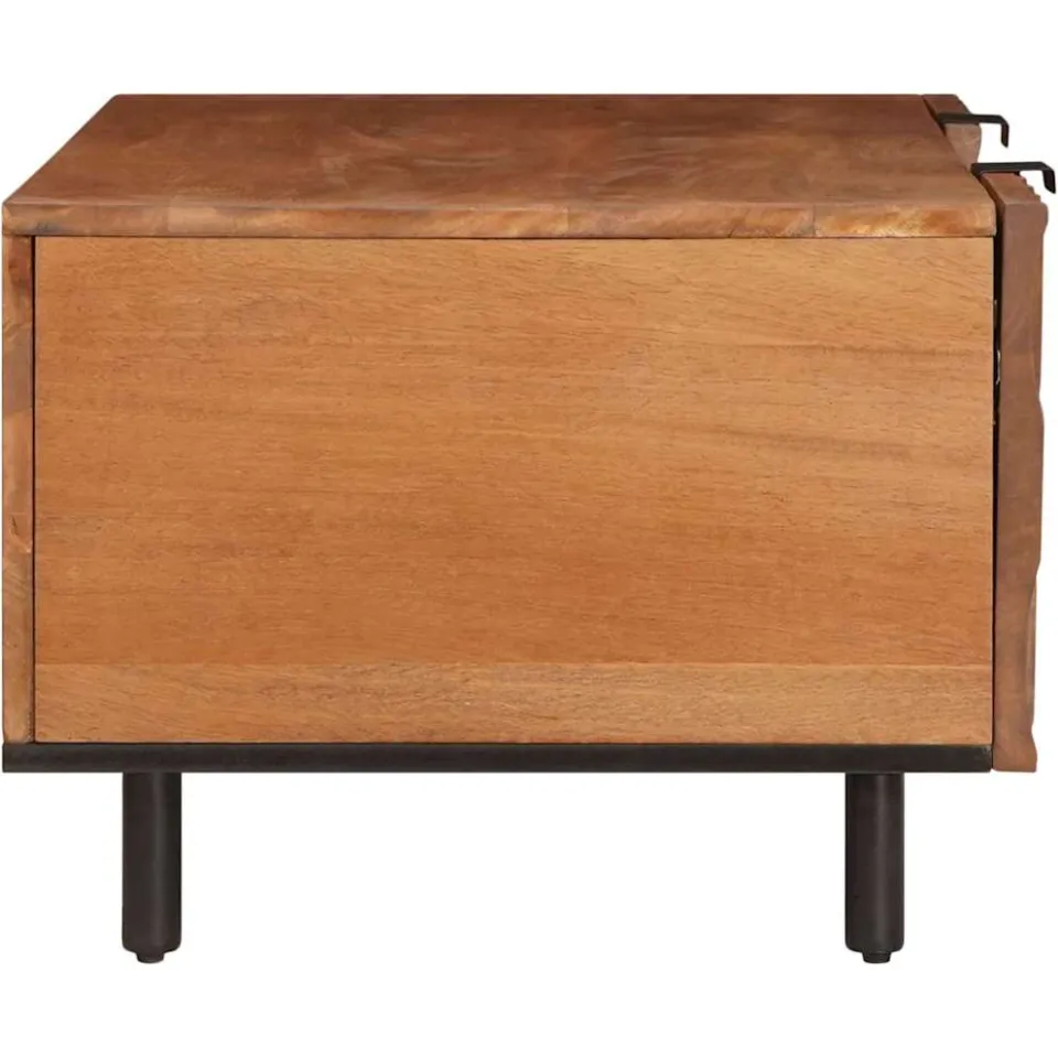 vidaXL Salontafel Bruin 100 x 54 x 40 cm Massief Mango Hout, foto 4