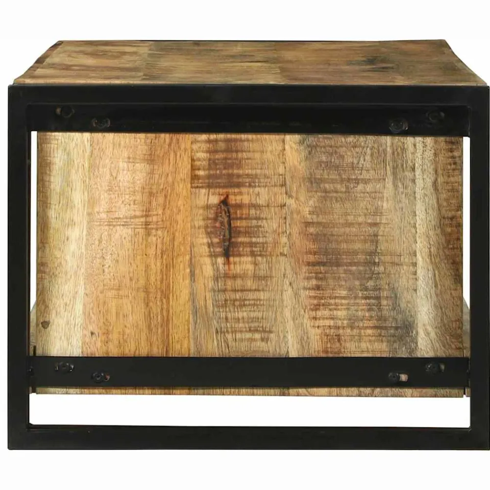 vidaXL Salontafel Bruin 120 x 50 x 38 cm Massief Mango Hout, foto 3