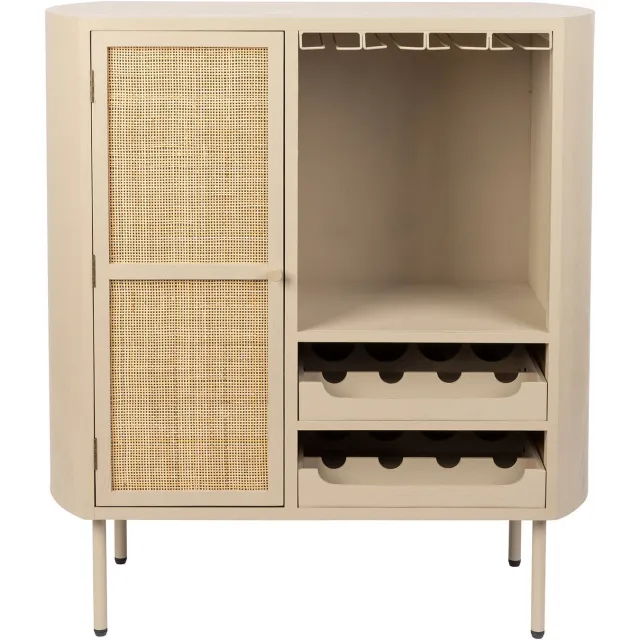 Housecraft Living Amaya wijnkast beige