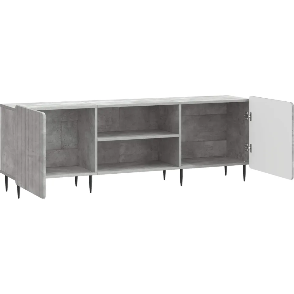 vidaXL TV-kast Betongrijs 150 x 31 x 52 cm Bewerkt hout grijs, foto 4