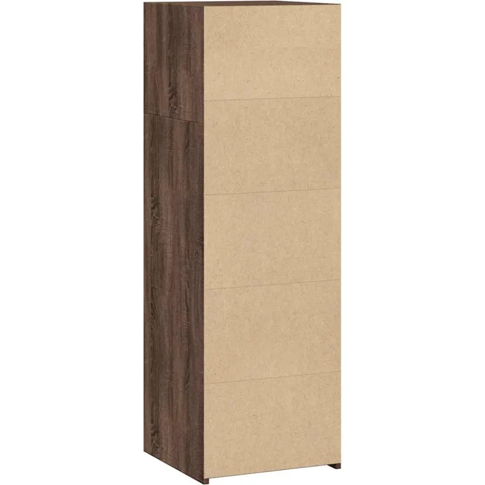 vidaXL Hoge kast 40x41x124 cm bewerkt hout bruin eikenkleur, foto 4