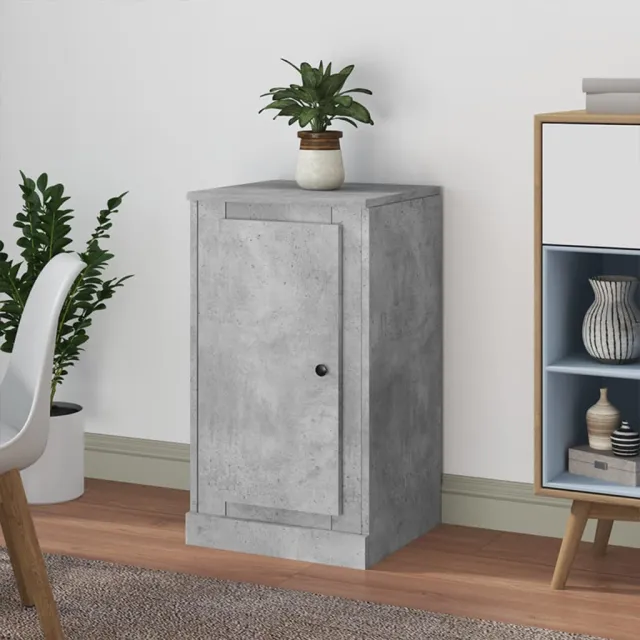 vidaXL Dressoir 37,5x35,5x67,5 cm bewerkt hout betongrijs grijs, foto 2