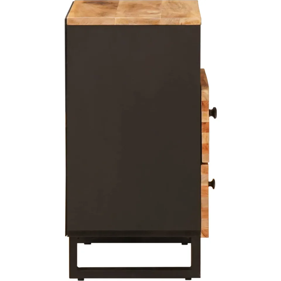 vidaXL Bed kast Bruin 50 x 33 x 62 cm Massief Mango Hout, foto 4