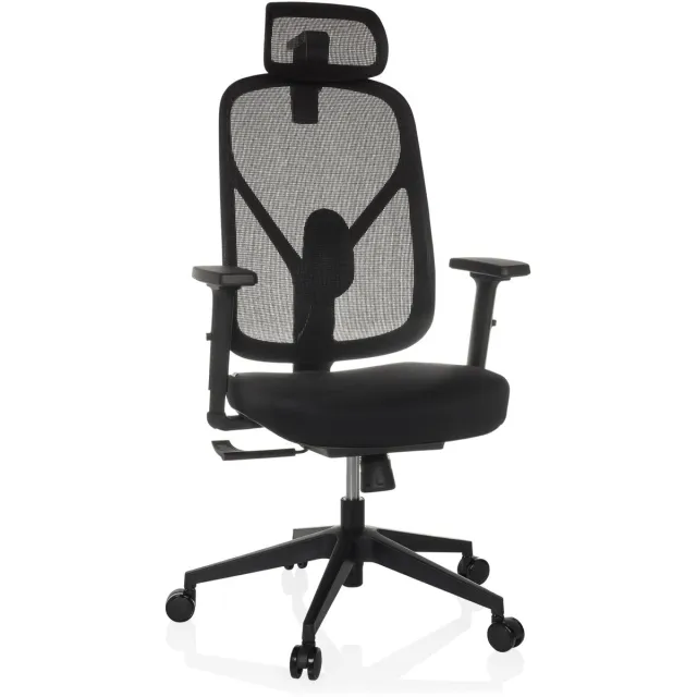 hjh office Bureaustoel / draaistoel RALOO ECO zitting stof / rugleuning mesh zwart hjh OFFICE