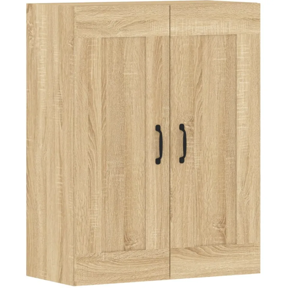 vidaXL Hangkasten 2 st bewerkt hout sonoma eikenkleurig, foto 4