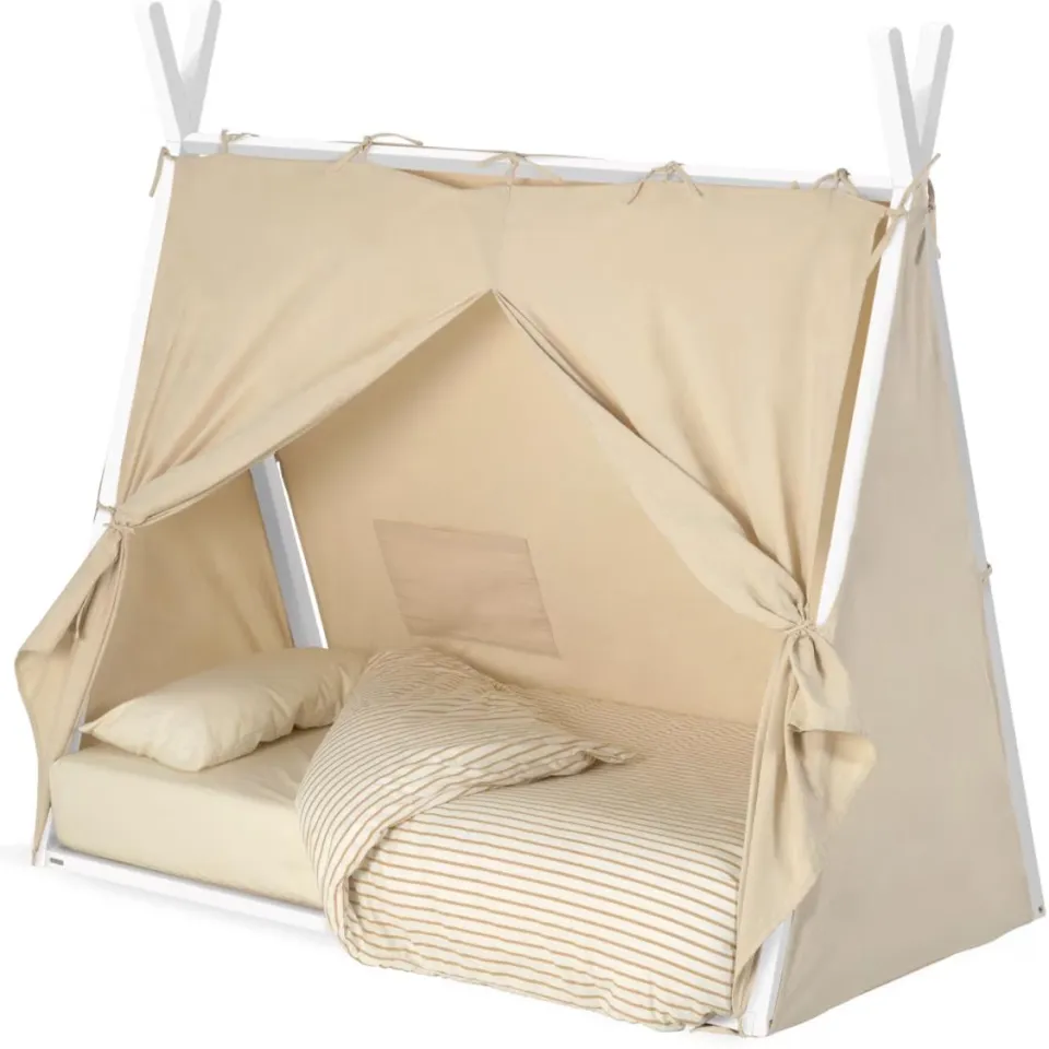 Kave Home Maralis tipi kinderbed wit, foto 4
