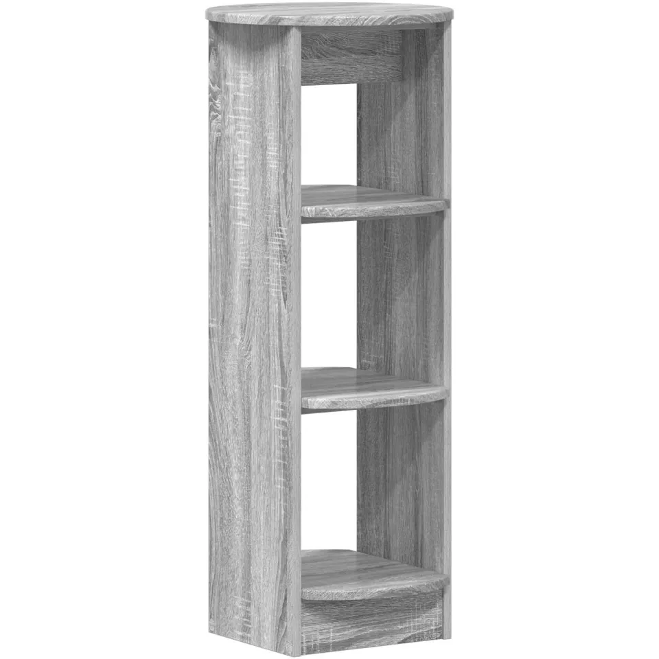 vidaXL Bijzetkast Grijs sonoma 40 x 40 x 100 cm Geconstrueerd hout, foto 3