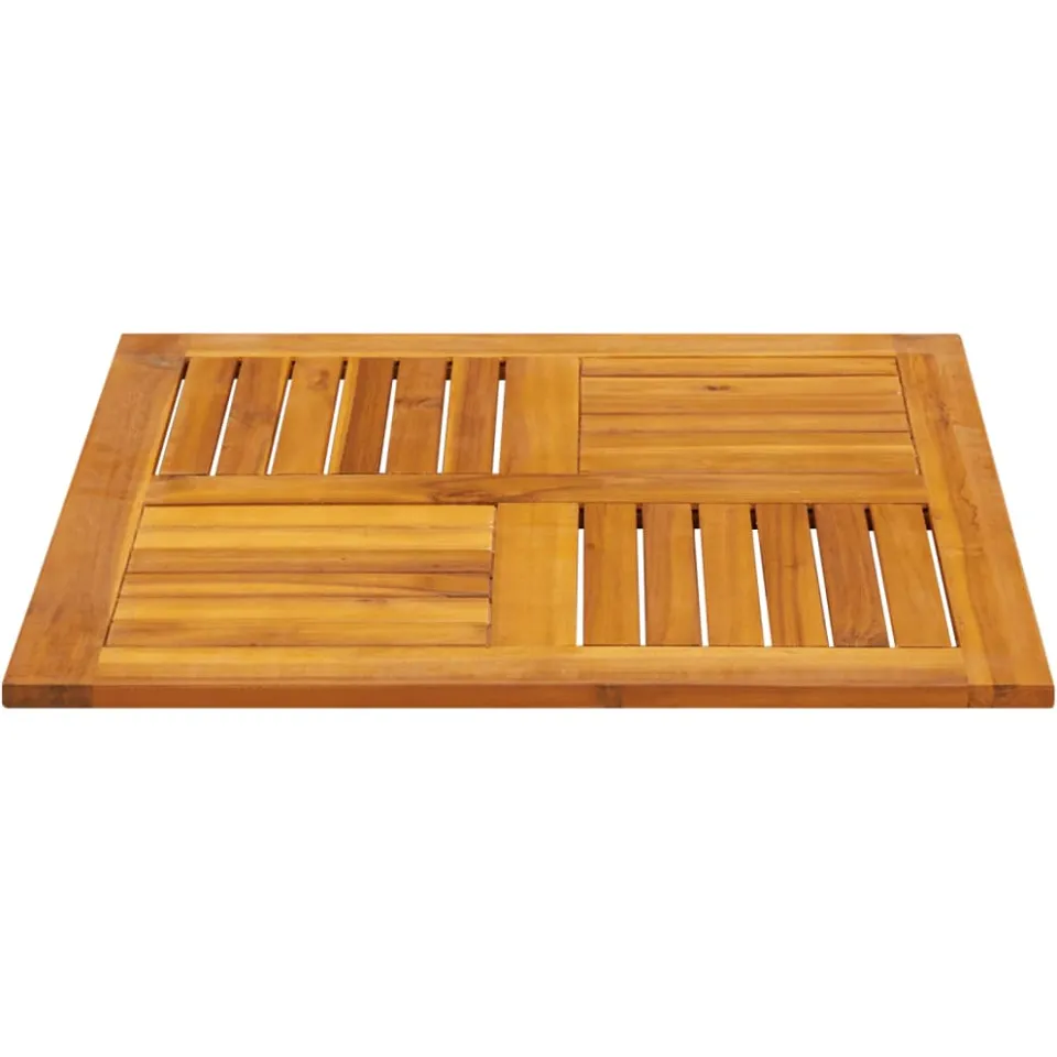 vidaXL Tafelblad vierkant 70x70x2 cm massief acaciahout Bruin
