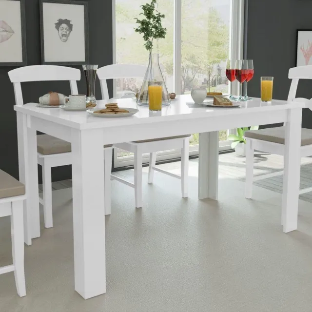 medina Eettafel 140x80x75 cm wit