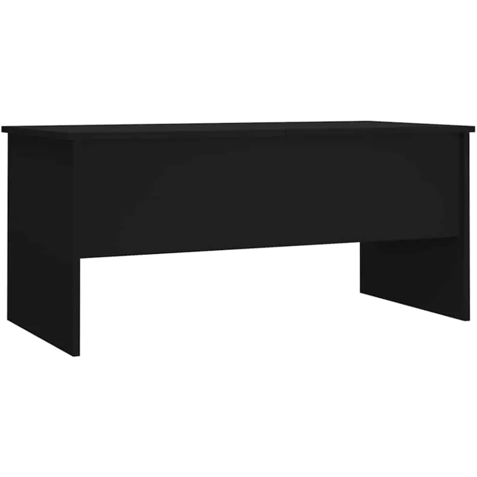 vidaXL Salontafel 102x50,5x46,5 cm bewerkt hout zwart, foto 4