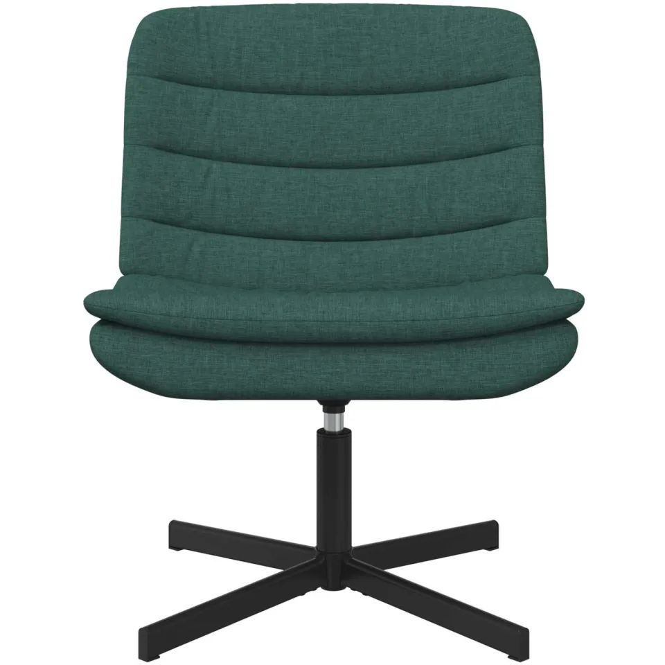 vidaXL Draaistoel Donkergroen 63 x 75 x 76 cm Stof groen, foto 2