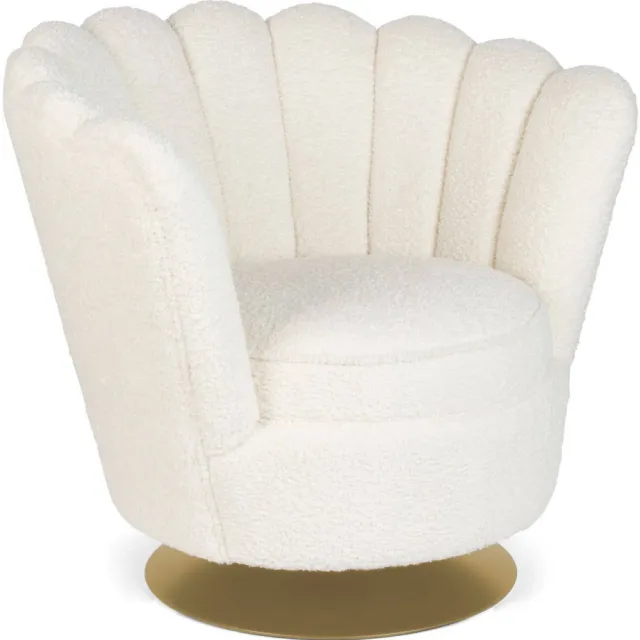 Bold Monkey Mother Of All Shells fauteuil teddy naturel Wit