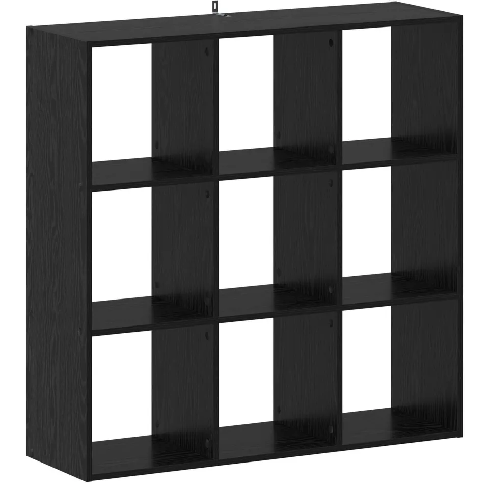 vidaXL Boekenkast Zwart eiken 102 x 32 x 102 cm