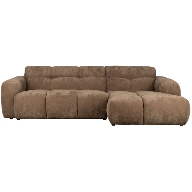 Housecraft Living hoekbank Vento - bruin