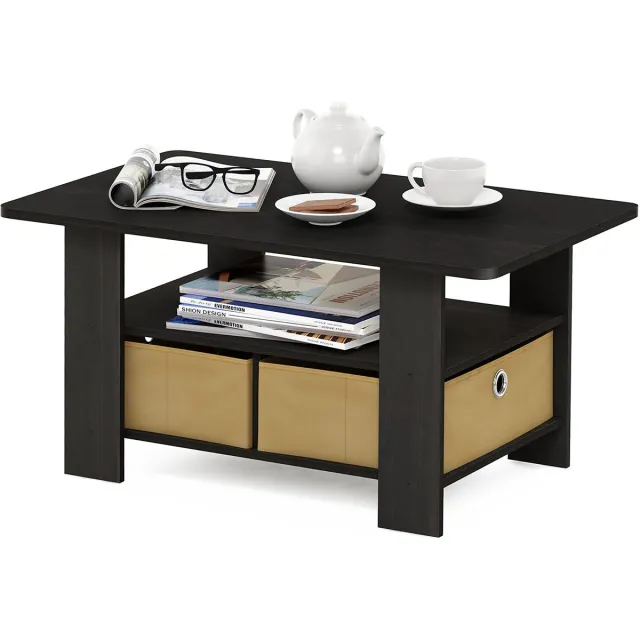 Ibenzoa Salontafel - Espresso - 80x48 cm - Hout