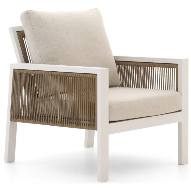 Manifesto Furniture Manifesto Alzano lounge tuinstoel Wit