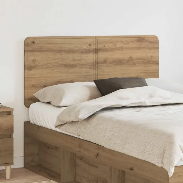 vidaXL Hoofdbord Artisan Eiken Bewerkt hout Bruin