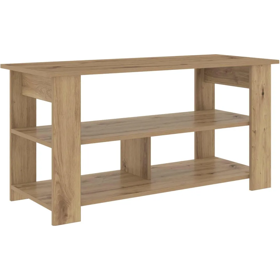vidaXL TV-standaard 100 x 40 x 50 cm Artisan Eiken, foto 3