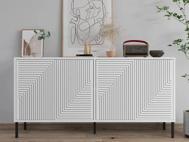Mobistoxx Dressoir EVOLI 4 deuren wit