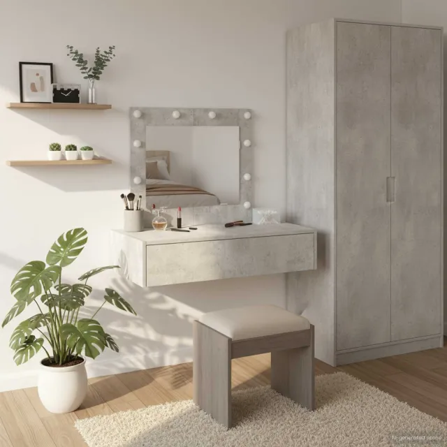 vidaXL Plafondtafel Grijs 83 x 40 x 70 cm Bewerkt hout