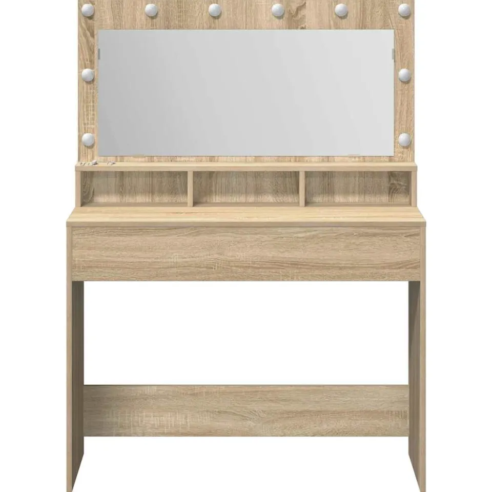 vidaXL Plafondtafel Sonoma Eiken 100 x 41 x 135 cm Bewerkt hout, foto 3