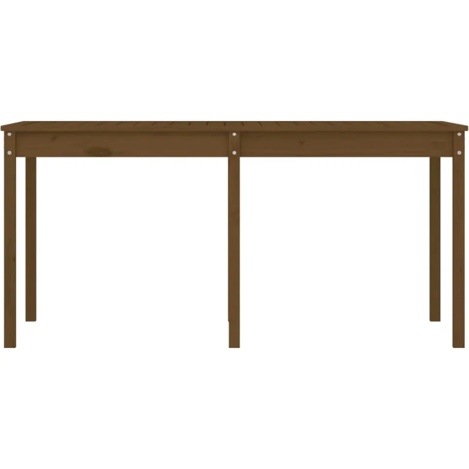 vidaXL Tuintafel 159,5x82,5x76 cm massief grenenhout honingbruin bruin, foto 4