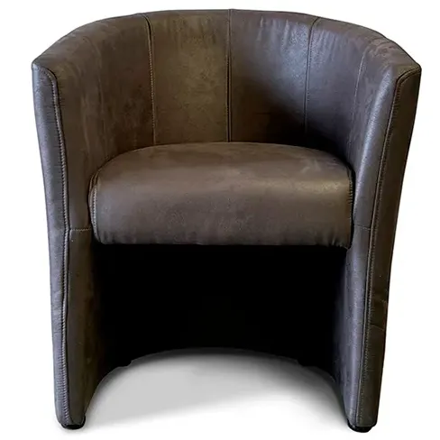 fauteuil Steven donkerbruin grijs, foto 2