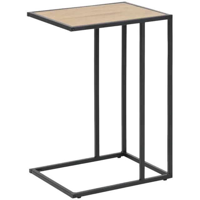 Lisomme Vic houten bijzettafel naturel - 43 x 35 cm Bruin