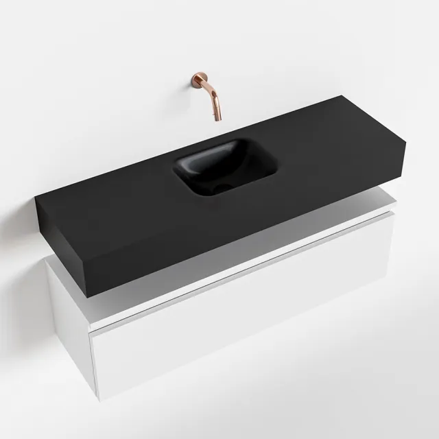Mondiaz ANDOR 100cm toiletmeubel talc. LEX 100cm wastafel urban midden geen kraangat
