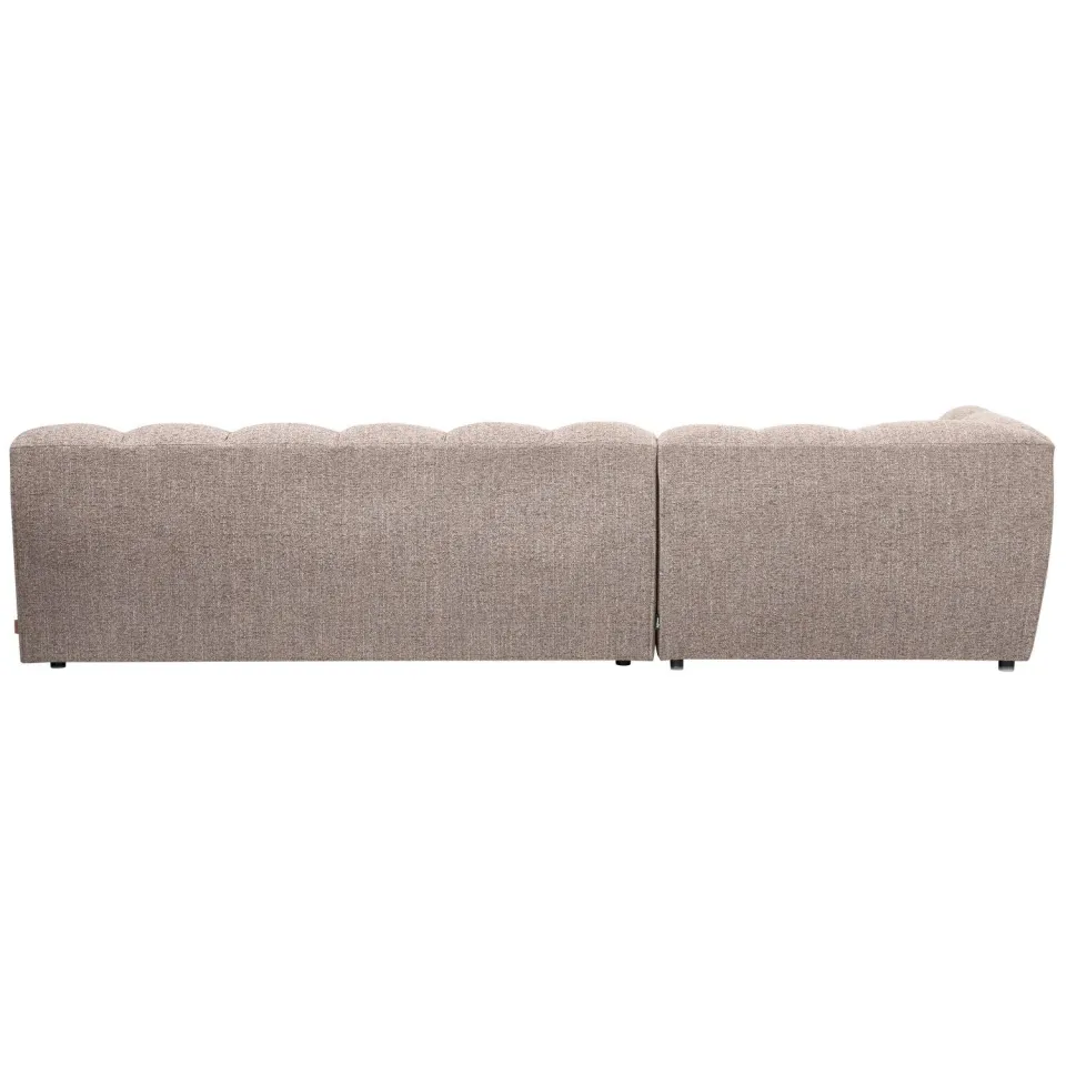 WOOOD Allure Chaise Longue Bank - Stof - Bruin Melange-79x324x165, foto 4