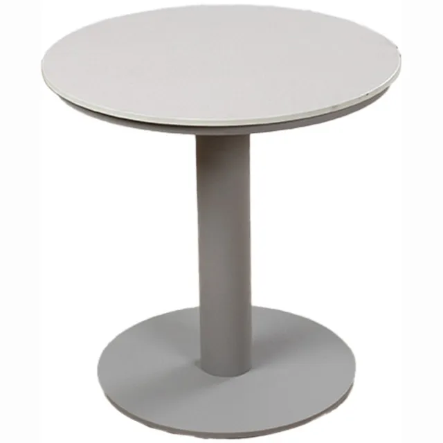 Madison Ronde loungetafel Barletta 45 cm | Sandstone/Camel | Kunststof & aluminium