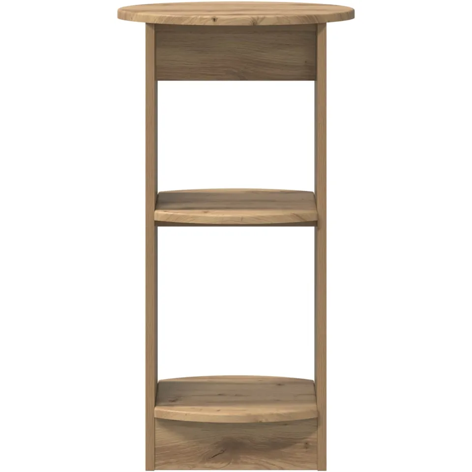 vidaXL Bijzetkast Artisan Eik 40 x 40 x 75 cm Geconstrueerd hout bruin, foto 3