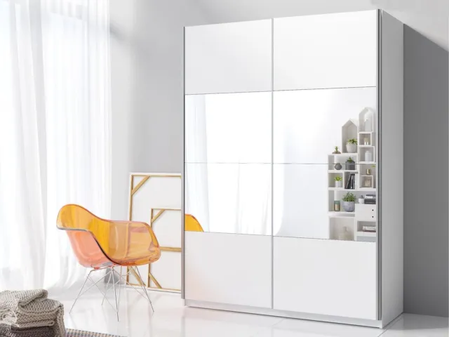 Mobistoxx Kast BELHAMBRA 2 schuifdeuren 120 cm wit