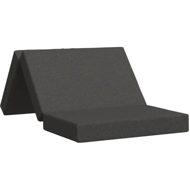 vidaXL Vouwbare - Sofa - Bed - 80 - x - 67 - x - 45 - cm - Donkergrijs