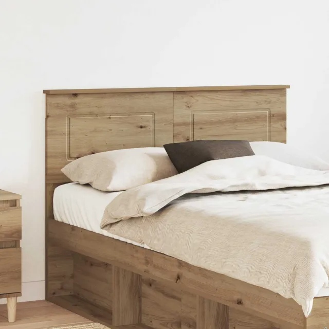 vidaXL Hoofdbord Artisan Eiken Bewerkt hout Bruin